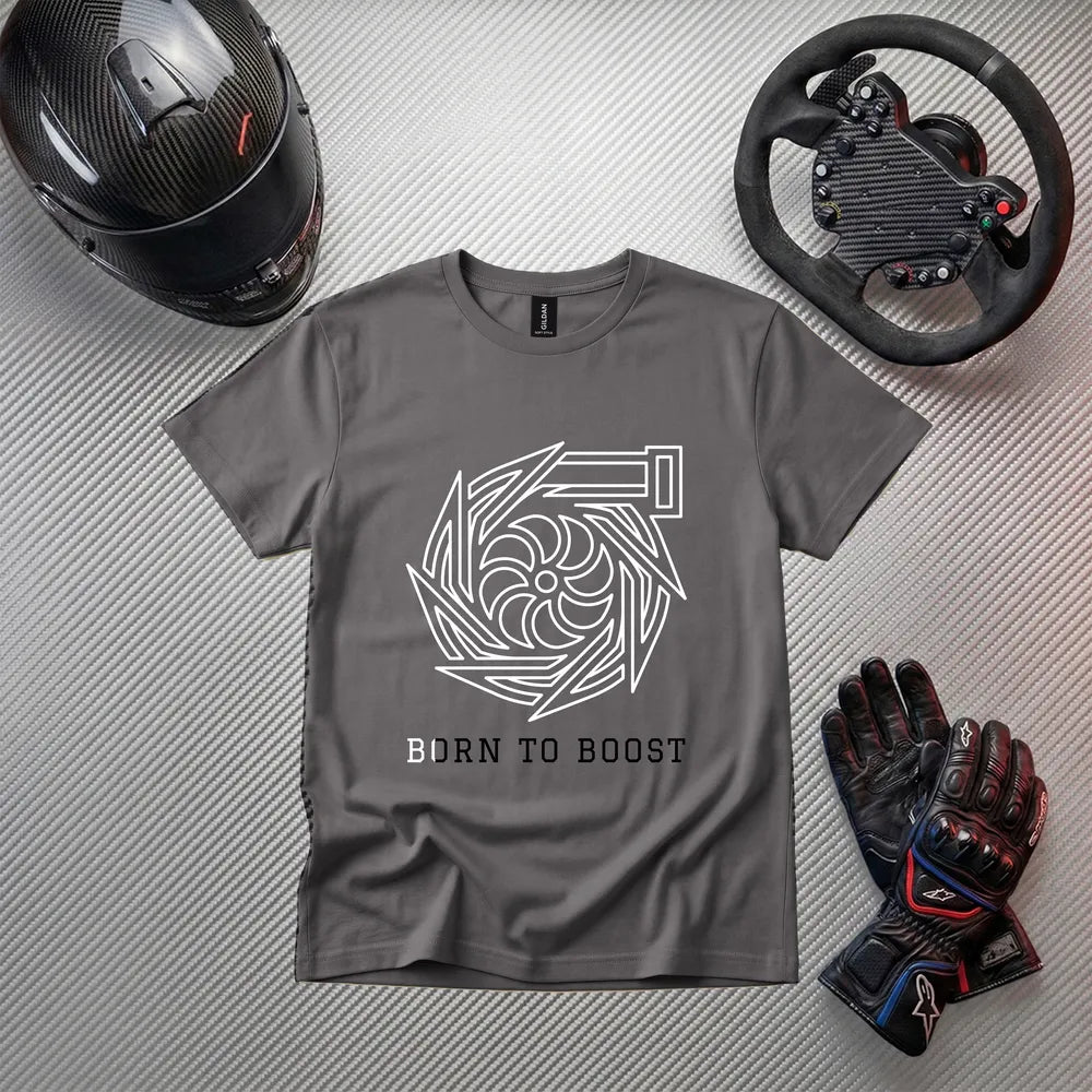 BORN TO BOOST Funny Gaming T-Shirt | Gamer Apparel