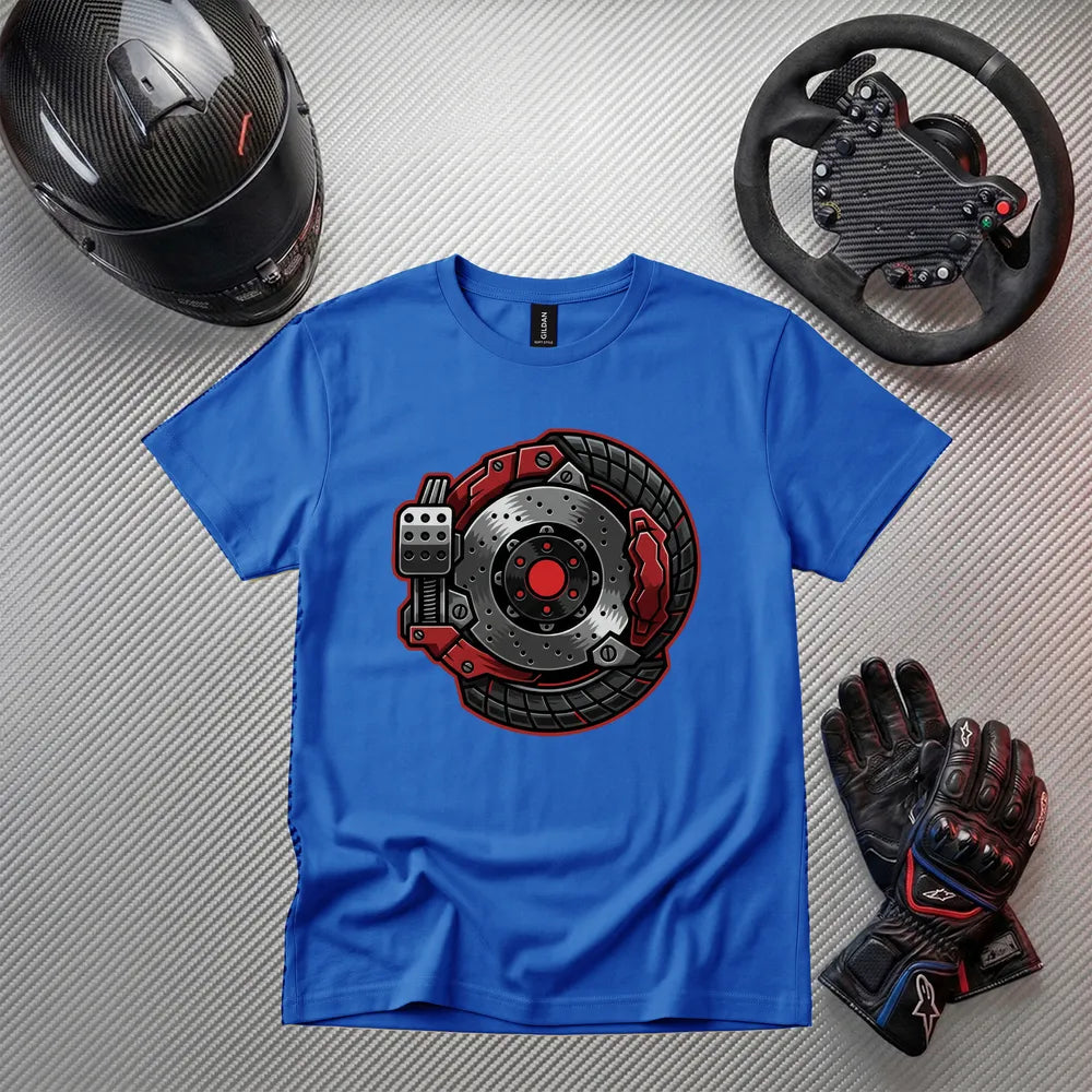 Brake Disc Racing T-Shirt | Car Enthusiast Gift | Sim Racing Apparel | Motorsport Tee